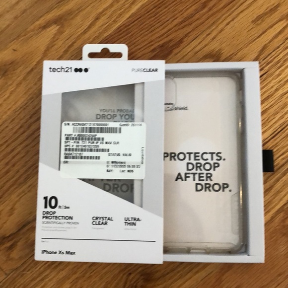 IPhone XS Max Drop Proof Clear Plastic Case - Picture 5 of 5